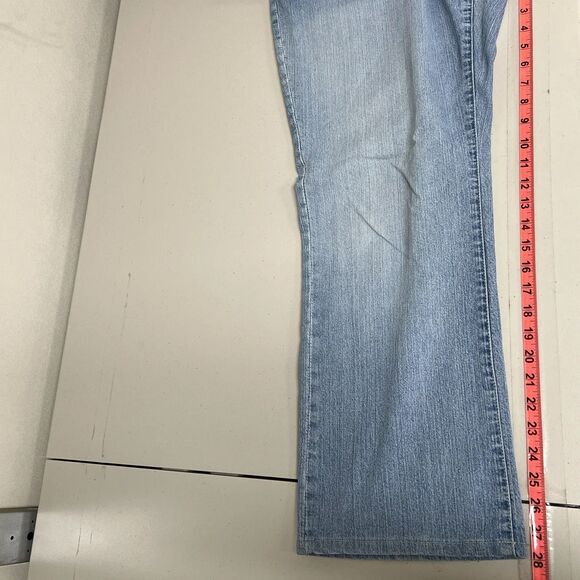 Chico’s Additions Bootcut Jeans Size 3 (16) Blue High Rise Light Wash Stretch - Picture 9 of 10